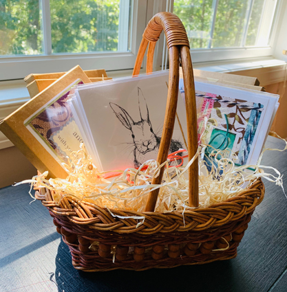 Cards from the Heart basket