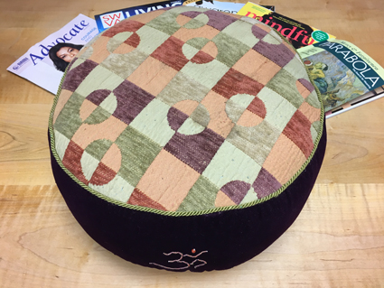 Meditation cushion by Elisha Reygle