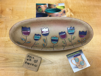 Sarah McCarthy Flower Platter