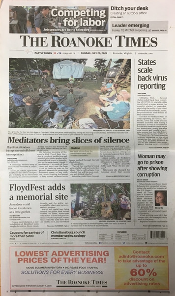 The Roanoke Times, 7/25/21